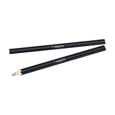 Logo trade advertising products image of: Carpenter wooden pencil
