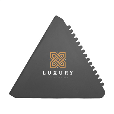 Logo trade business gifts image of: Ice Scraper Triangle