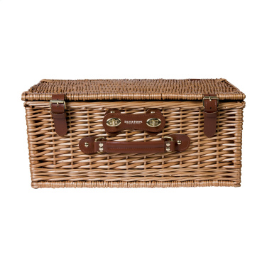 Logo trade business gifts image of: QualityTime picnic basket