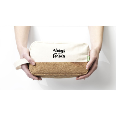 Logo trade promotional products image of: CosCork Eco toiletry bag