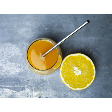 Logotrade promotional product picture of: Reusable 1 piece ECO Straw Set stainless-steel straw