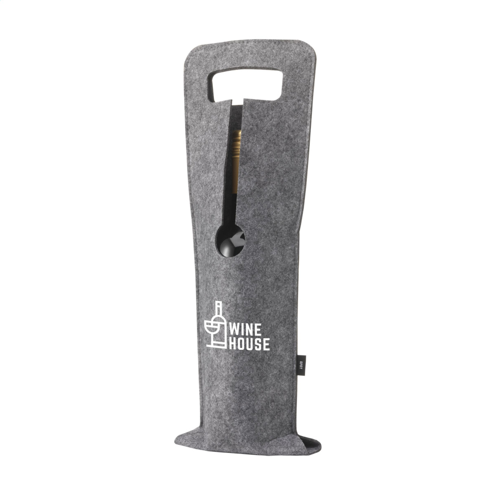 Logotrade business gifts photo of: Wine Bag-to-Give GRS RPET