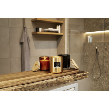 Logo trade promotional giveaways image of: Wooosh Scented Candle True Wood