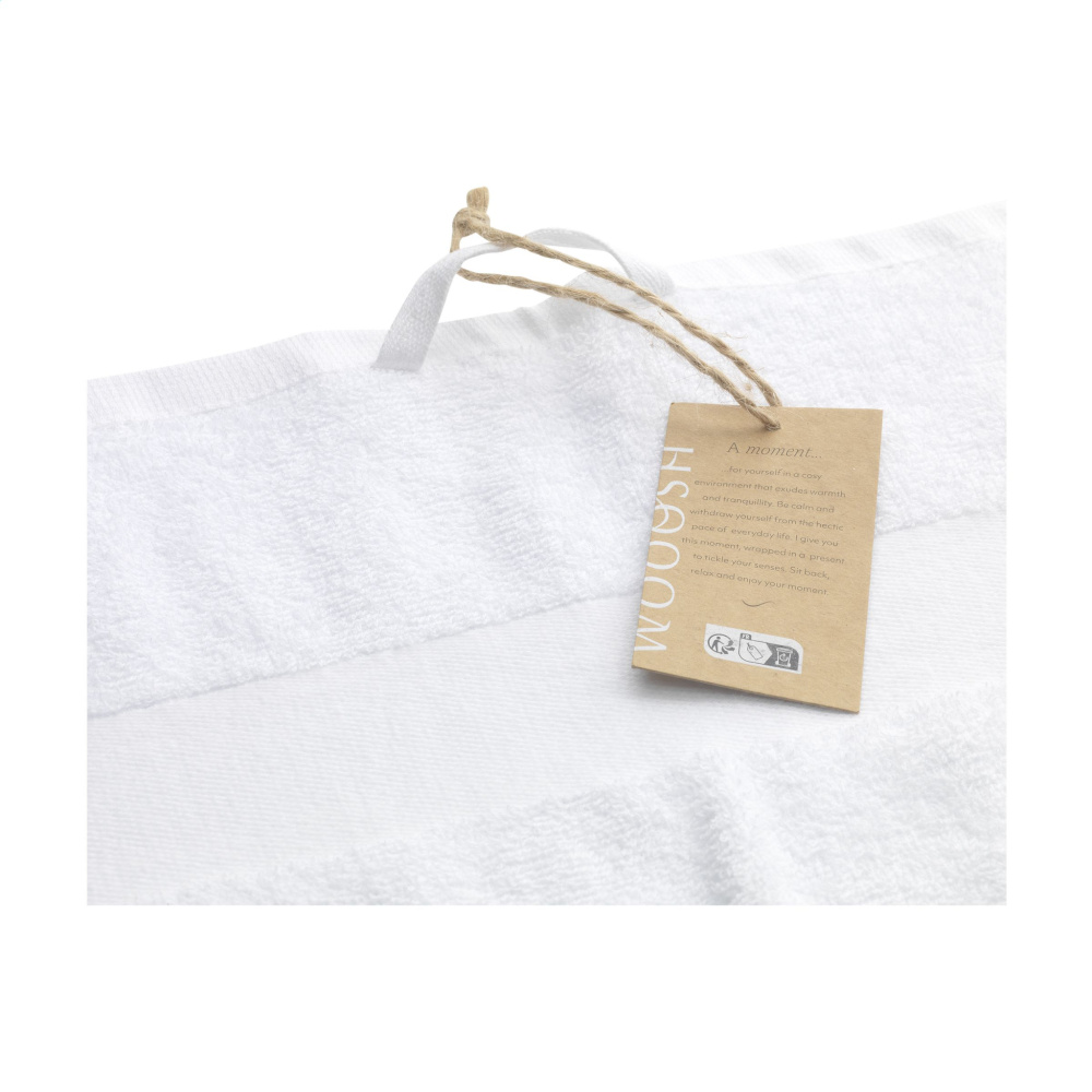 Logo trade promotional products image of: Wooosh Towel GRS Recycle Cotton Mix  100 x 50 cm