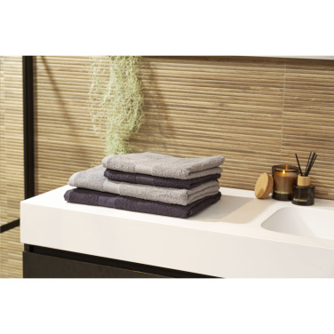 Logo trade corporate gifts image of: Wooosh Bath Towel GRS Recycle Cotton Mix 140 x 70 cm