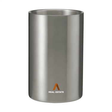 Logo trade promotional gifts picture of: CoolSteel RCS Recycled Steel wine cooler