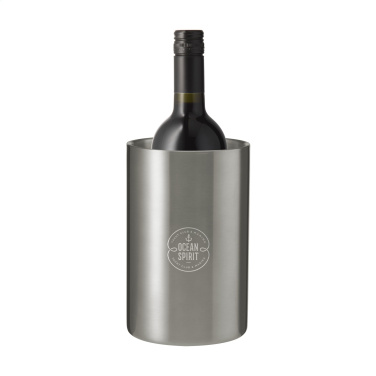 Logotrade promotional merchandise image of: CoolSteel RCS Recycled Steel wine cooler
