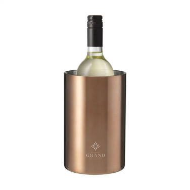 Logo trade promotional merchandise image of: CoolSteel RCS Recycled Steel wine cooler