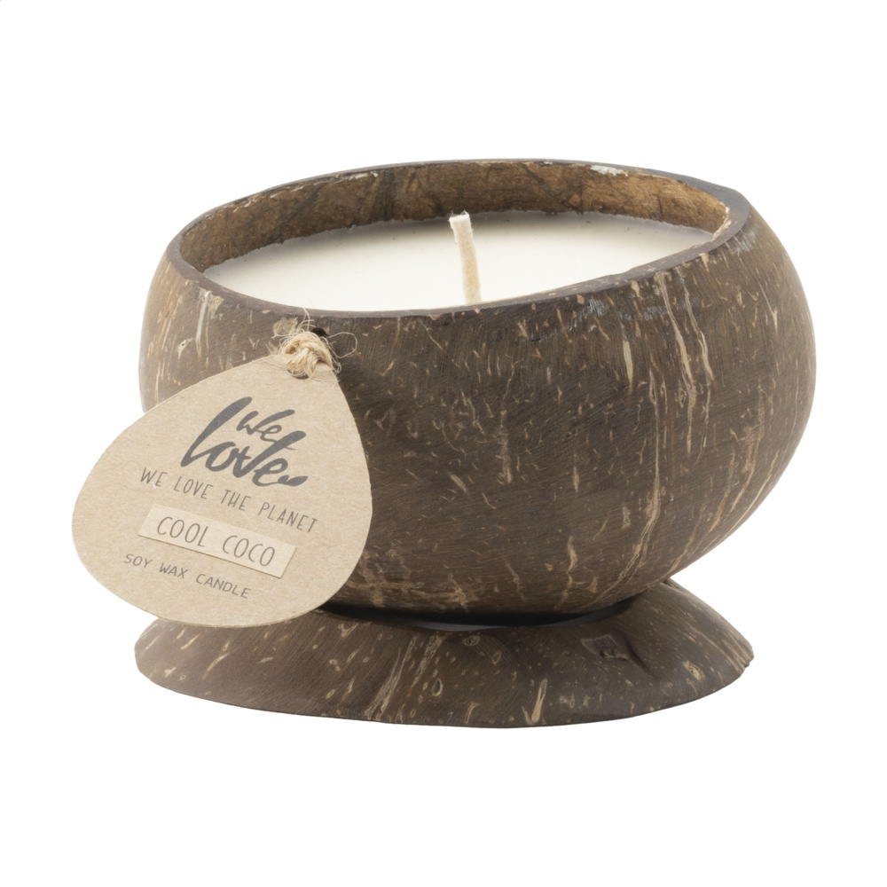 Logotrade promotional product picture of: We Love The Planet Coconut Candle