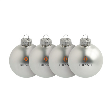 Logotrade promotional merchandise picture of: Christmas Bauble Ø 6 cm - set of 4 - Made in Europe