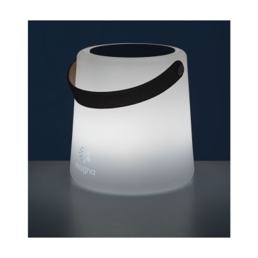 Logo trade promotional merchandise picture of: Wooosh Ziva Solar Lamp