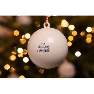 Logotrade business gifts photo of: Christmas Bauble Ø 7 cm Recycled PP - Made in Europe