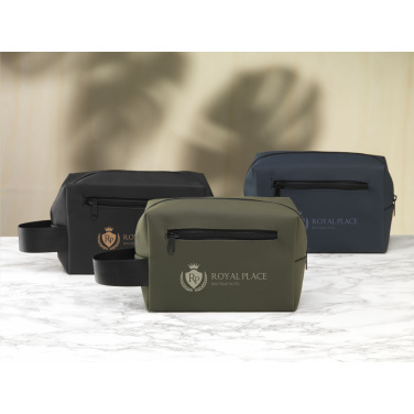 Logo trade promotional giveaways picture of: LeLennon RCS Recycled PU Toiletry Bag