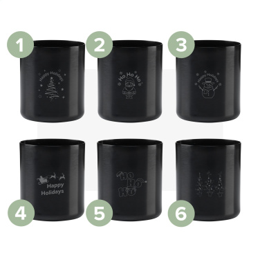Logo trade promotional products image of: Wooosh Scented Candle True Wood X-Mas