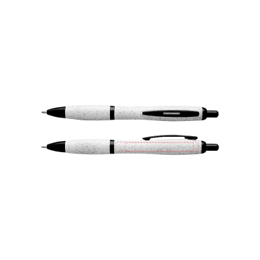 Logotrade promotional products photo of: Athos Wheat-Cycled Pen wheat straw pen