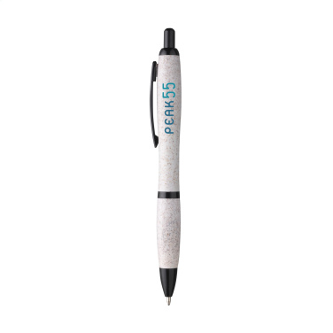 Logotrade promotional gift image of: Athos Wheat-Cycled Pen wheat straw pen