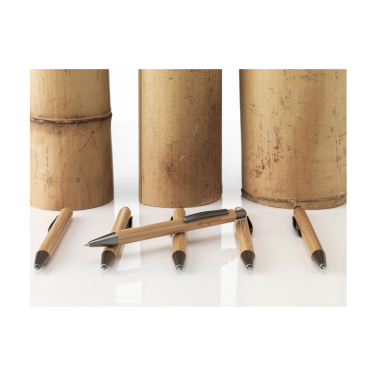 Logo trade promotional gift photo of: Sento Bamboo pen