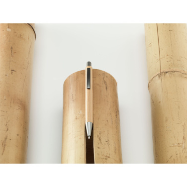 Logo trade promotional item photo of: Sento Bamboo pen