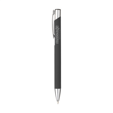 Logotrade promotional item picture of: Ebony Soft Touch pen
