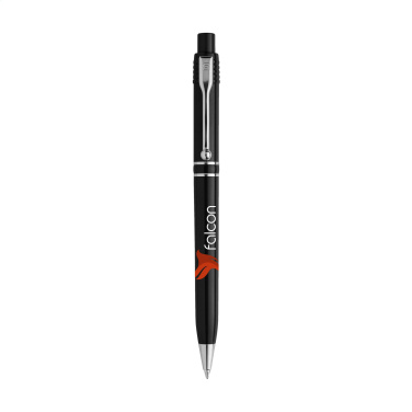 Logo trade promotional giveaways image of: Stilolinea Raja Chrome Recycled pen