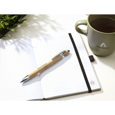 Logotrade promotional item picture of: Luca Touch Bamboo stylus pen
