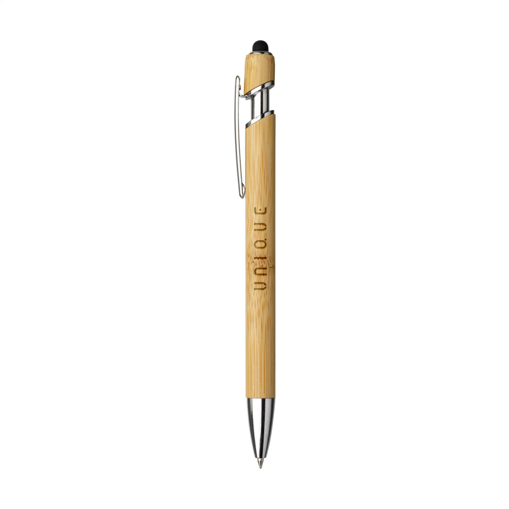 Logotrade promotional items photo of: Luca Touch Bamboo stylus pen