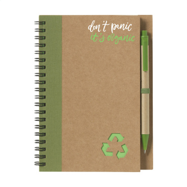 Logo trade promotional items image of: Recycle Note-L Paper notebook