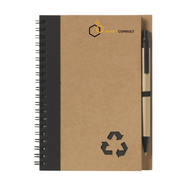 Logotrade promotional merchandise image of: Recycle Note-L Paper notebook