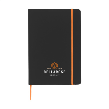 Logo trade promotional gift photo of: BlackNote A5 Paper notebook