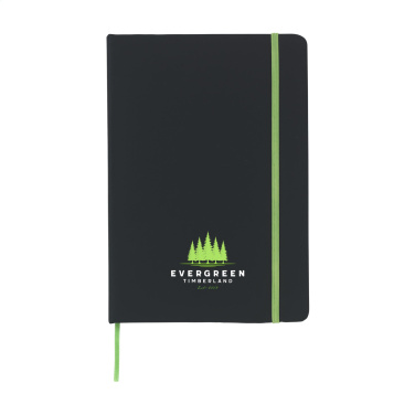 Logo trade promotional gifts picture of: BlackNote A5 Paper notebook