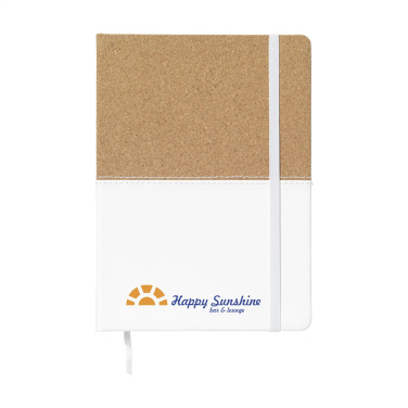 Logo trade promotional giveaway photo of: Journal Cork Paper Notebook
