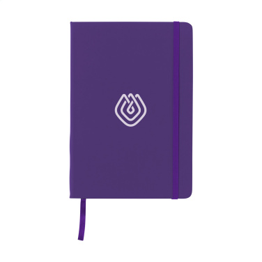 Logotrade promotional item image of: BudgetNote A5 Blanc Paper notebook
