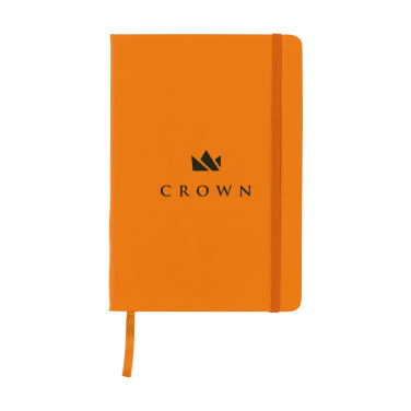 Logo trade promotional giveaways image of: BudgetNote A5 Blanc Paper notebook