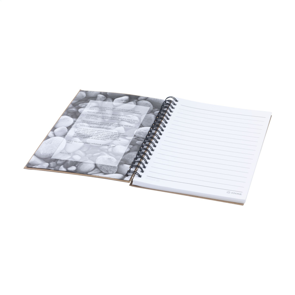 Logo trade promotional merchandise photo of: StonePaper Notebook