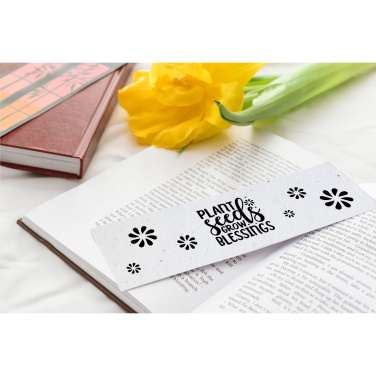 Logo trade promotional items image of: Seed Paper Bookmark