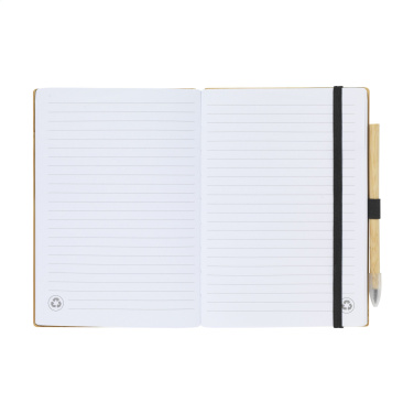 Logo trade promotional giveaway photo of: BambooPlus Paper Notebook A5 - Inkless Pen