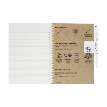 Logo trade business gift photo of: MOYU Erasable Stone Paper Notebook CraftCover 18 pages