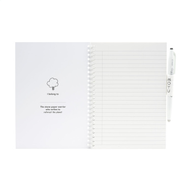 Logotrade promotional items photo of: MOYU Erasable Stone Paper Notebook SoftCover 18 pages