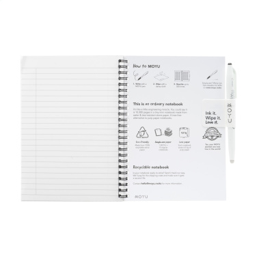 Logo trade promotional item photo of: MOYU Erasable Stone Paper Notebook Custom SoftCover