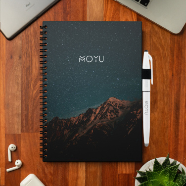 Logotrade promotional merchandise picture of: MOYU Erasable Stone Paper Notebook Custom SoftCover