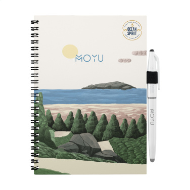 Logo trade promotional gifts image of: MOYU Erasable Stone Paper Notebook Custom SoftCover