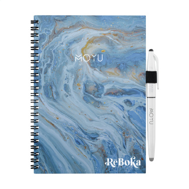 Logotrade advertising product picture of: MOYU Erasable Stone Paper Notebook Custom SoftCover