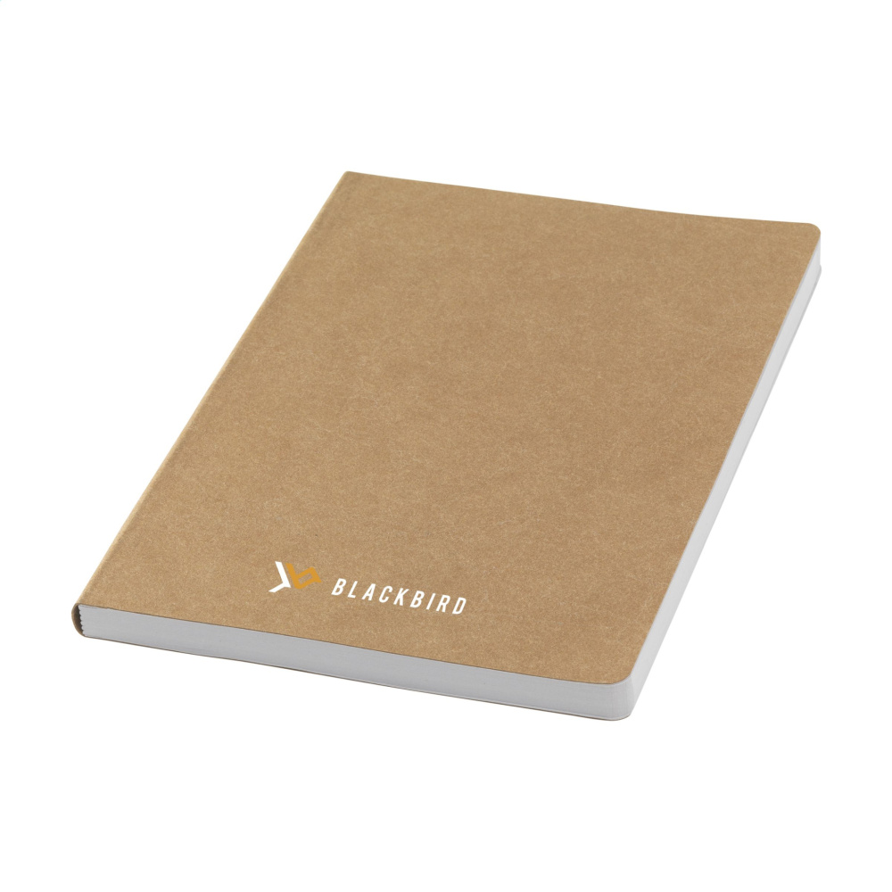 Logo trade advertising product photo of: Paper Notebook GRS Washable Kraft Cover A5