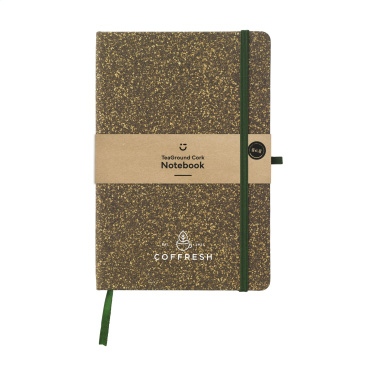 Logotrade promotional item image of: TeaGround Cork Paper Notebook A5