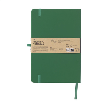 Logo trade corporate gift photo of: Recycled GRS PU Paper Notebook A5