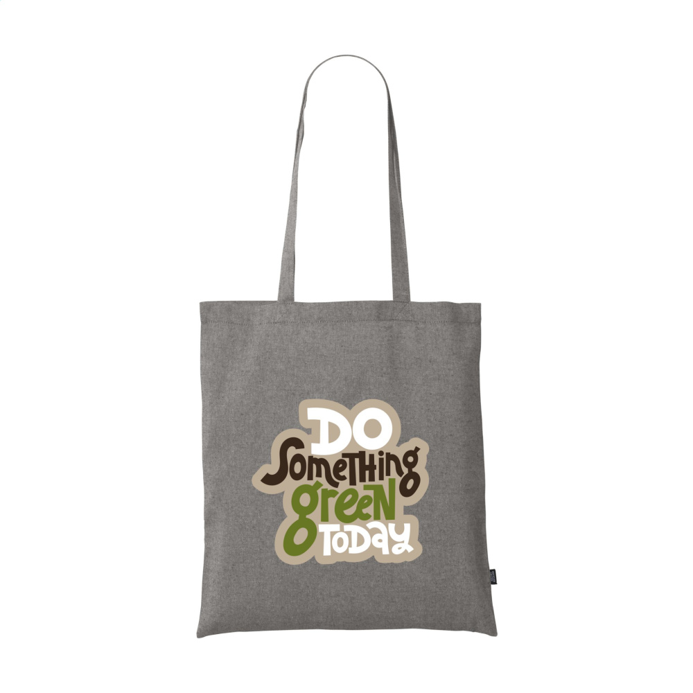 Logotrade business gifts photo of: GRS Recycled Cotton Shopper (180 g/m²) bag