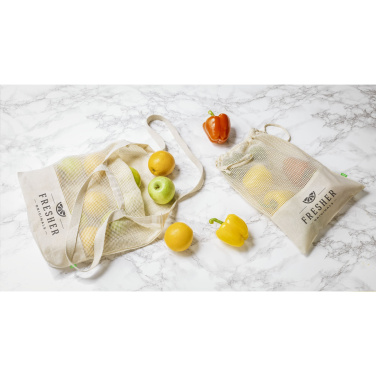 Logotrade promotional items photo of: Natura Organic Mesh Shopper (180 g/m²) shopping bag
