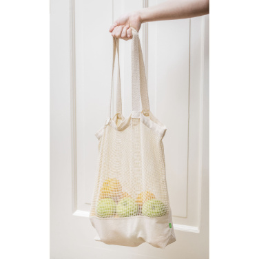 Logotrade advertising products photo of: Natura Organic Mesh Shopper (180 g/m²) shopping bag