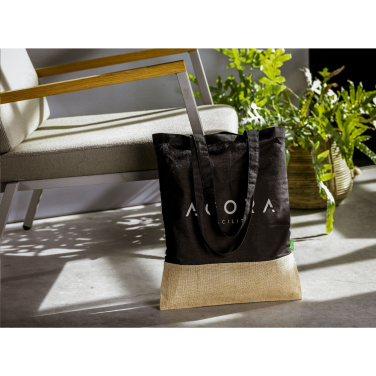 Logotrade promotional gifts photo of: Combi Organic Shopper (160 g/m²) bag