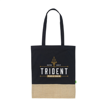 Logo trade promotional giveaway photo of: Combi Organic Shopper (160 g/m²) bag